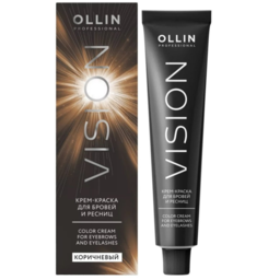 Ollin Vision краска для бровей "Черный"