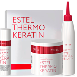 Estel Thermo Keratin Salon Hair Treatment კერატინის ნაკრები