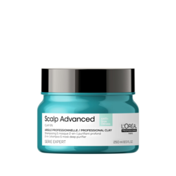 Loreal Professionnel Scalp Advanced Anti-Oiliness Clay შამპუნის-ნიღაბი ცხიმიანი სკალპისთვის 250მლ