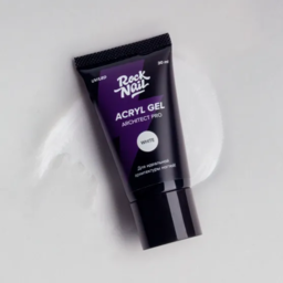 Rocknail acrygel - Architect PRO White, 30 მლ.