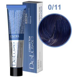 Estel DeLuxe Corrector - Крем-краска 0/11 (60 мл)