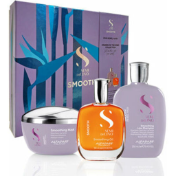 Alfaparf - Smooth Holiday kit (Shampoo 250 ml, Mask 200 ml, Oil 100 ml)