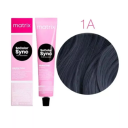Matrix SoColor - Pre-Bonded Cream color 1A blue-black (90 ml)