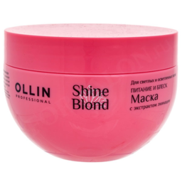 OLLIN ნიღაბი გათეთრებული თმისთვის Shine Blond, 300 მლ